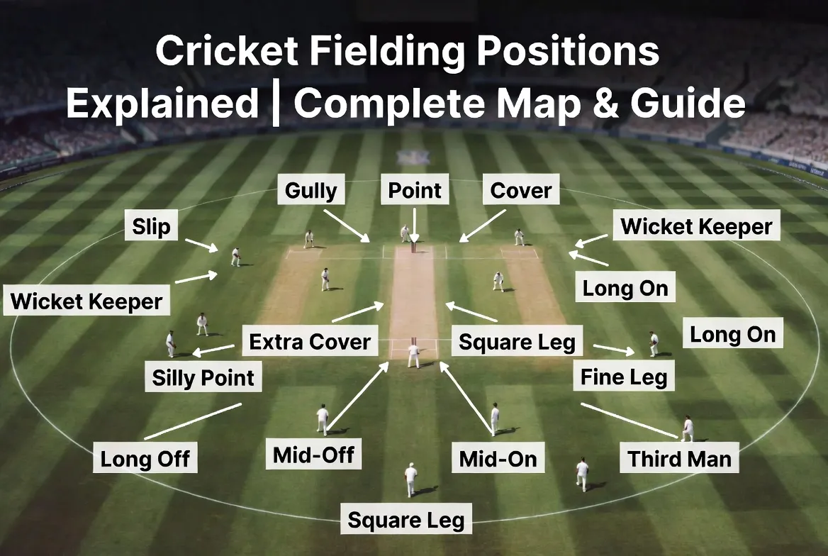 Cricket Fielding Positions Explained | Complete Map & Guide